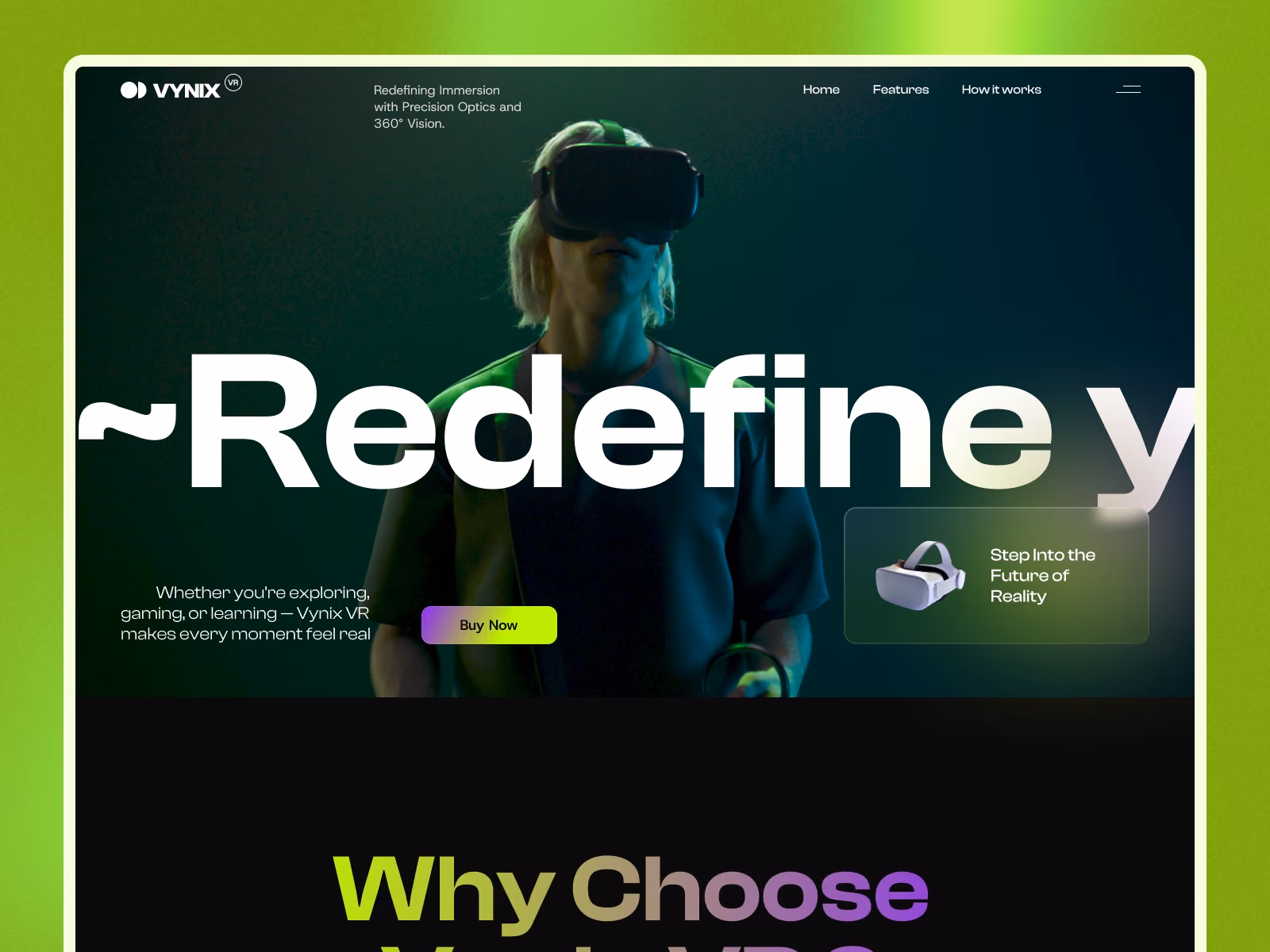 Vynix — Framer saas website template