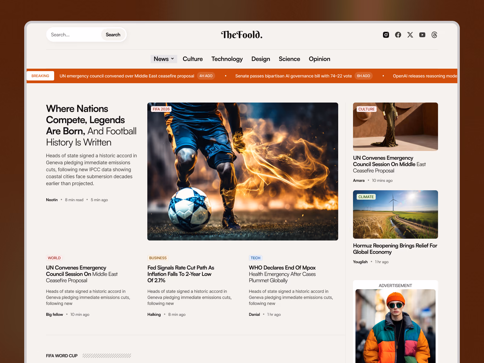 The foold — Webflow blog & editorial website template